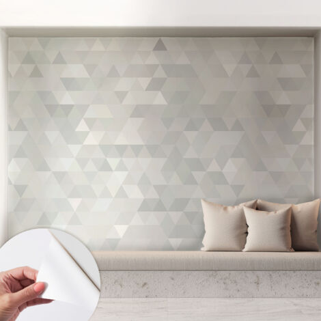 Fotomurale adesivo - murale da parete - Carta da parati autoadesiva - design parete moderno - Motivo grigio 208x146 cm (1/5)