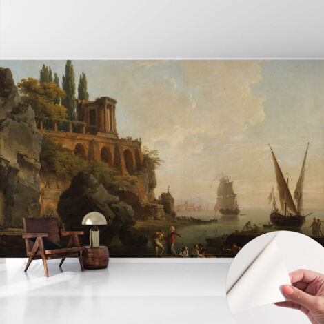 Fotomurale adesivo stickers - murali decorativo - soggiorno moderno - effetto realistico - Scenario marino 416x254 cm (1/5)