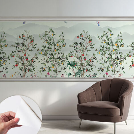 Carta da parati autoadesiva - fotomurale - decorazione parete - murale - adesivo da muro - Alberi esotici 250x104 cm (1/5)