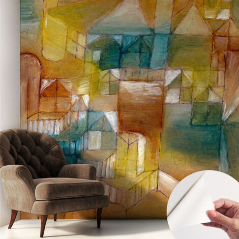 Carta da parati autoadesiva - impermeabile - murale da parete - decorazione murale - Strutture geometriche 250x250 cm (1/5)