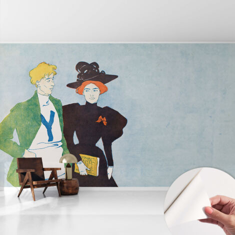 Fotomurale adesivo stickers - per camera da letto - per corridoio - decorazione casa moderna Stile retrò 416x254 cm (1/5)