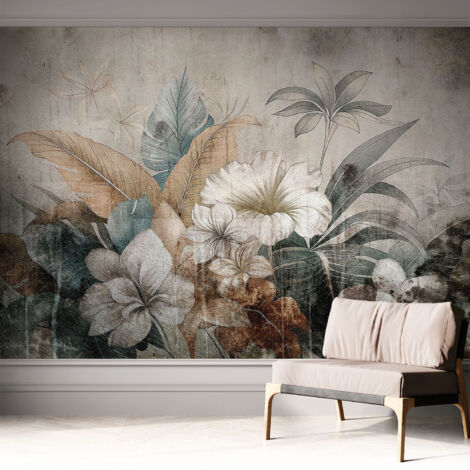 Fotomurale adesivo stickers - per camera da letto - per corridoio - decorazione casa moderna Sogno floreale 312x219 cm (1/5)