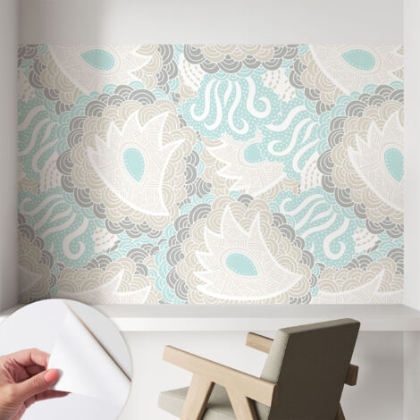 Fotomurale adesivo - murale da parete - Carta da parati autoadesiva - design parete moderno - Motivi astratti 104x70 cm (1/5)