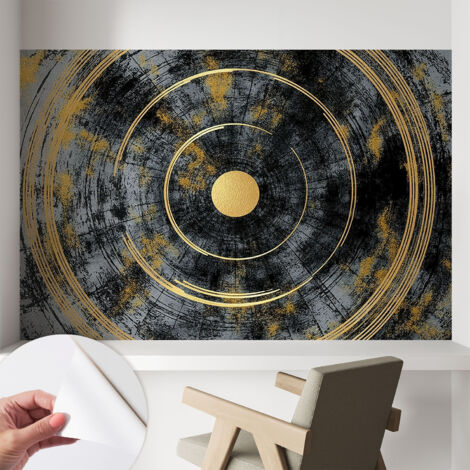 Fotomurale adesivo - murale da parete - Carta da parati autoadesiva - design parete moderno - Dinamica cosmica 104x70 cm (1/5)