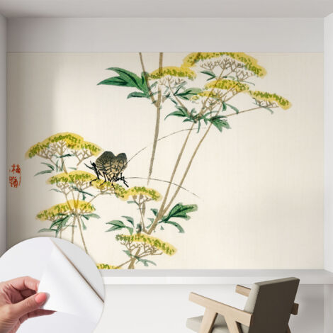 Carta da parati autoadesiva - fotomurale - decorazione parete - stile elegante - decorazione casa - Fiori e natura 152x104 cm (1/5)
