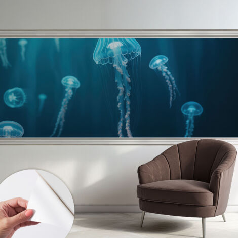 Fotomurale adesivo stickers - per camera da letto - per corridoio - decorazione casa moderna Eleganza marina 250x104 cm (1/5)