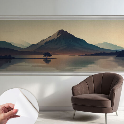 Carta da parati autoadesiva - fotomurale - decorazione parete - stile elegante - decorazione casa - Paesaggio montano 250x104 cm (1/5)