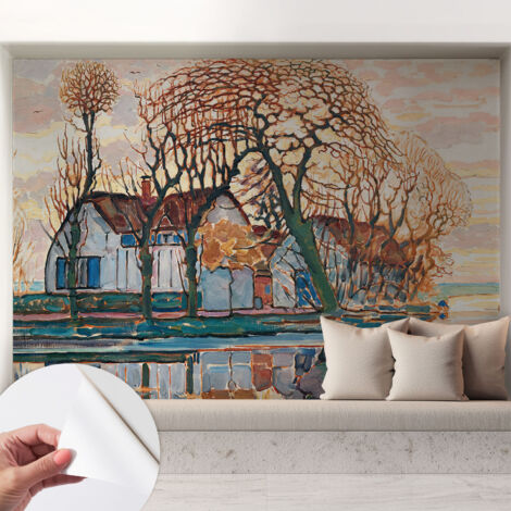 Fotomurale adesivo - murale da parete - Carta da parati autoadesiva - design parete moderno - Paesaggio idilliaco 208x146 cm (1/5)