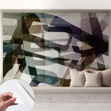 Carta da parati autoadesiva - fotomurale - decorazione parete - stile elegante - decorazione casa - Archi colorati 208x146 cm (1/5)
