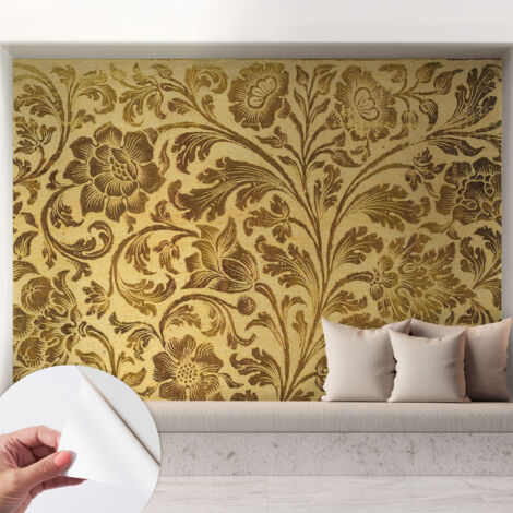 Fotomurale adesivo stickers - murali decorativo - soggiorno moderno - effetto realistico - Motivo floreale 208x146 cm (1/5)