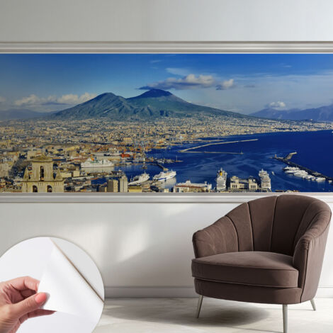 Carta da parati autoadesiva moderna - fotomurale - lavabile - ufficio - design moderno - Panorama costiero 250x104 cm (1/5)