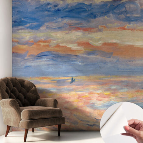 Carta da parati adesiva - fotomurale - facile da applicare - per la soggiorno - camera da letto - Paesaggio marino 250x250 cm (1/5)