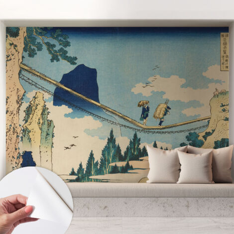 Carta da parati autoadesiva - fotomurale - decorazione parete - stile elegante - decorazione casa - Ponte di montagna 208x146 cm