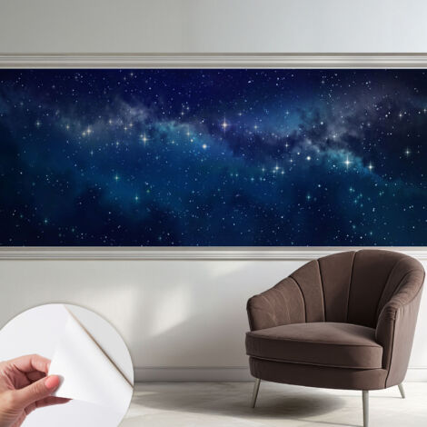 Carta da parati autoadesiva - Fotomurale adesivo - design elegante - stile moderno - Notte stellata 250x104 cm (1/5)