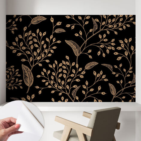 Carta da parati autoadesiva - impermeabile - murale da parete - decorazione murale - Eleganza botanica 104x70 cm (1/5)