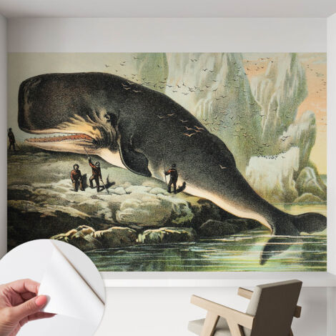 Carta da parati adesiva - lavabile - decorazione murale - per cucina - pellicola decorativa Gigantismo marino 152x104 cm (1/5)