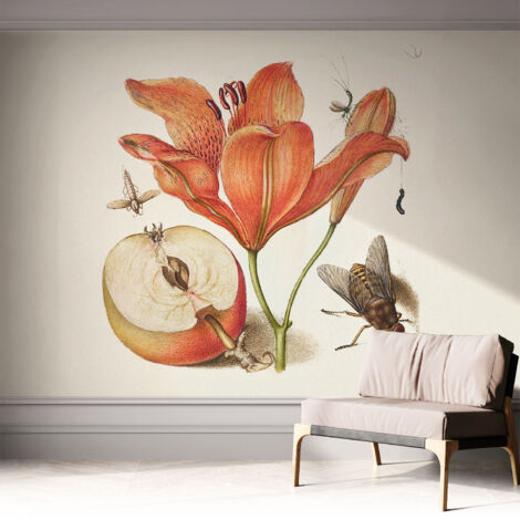 Carta da parati autoadesiva - impermeabile - murale da parete - decorazione murale - Illustrazione botanica 312x219 cm (1/5)