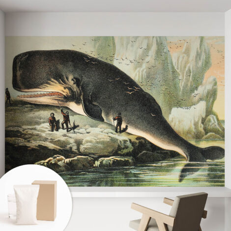 Carta Da Parati - Murale Alla Moda Decorazione - Camera Da Letto - Con Colla Gratuita Gigantismo marino 152x104 cm (1/5)