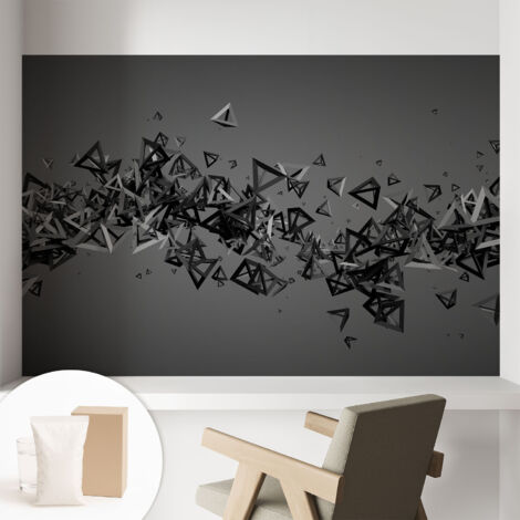 Carta Da Parati - Murale Alla Moda Decorazione - Camera Da Letto - Con Colla Gratuita Astrazioni geometriche 104x70 cm (1/5)