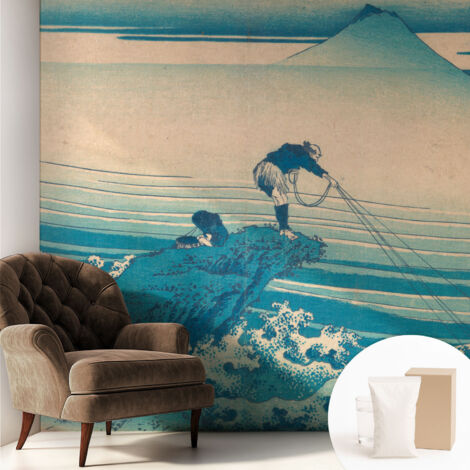 Carta Da Parati In Vlies Decorativa Per Pareti - Con Motivi Moderni - Con Colori Intensi - Per Ufficio Scena marina 250x250 cm (1/5)