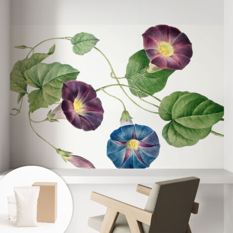 Carta Da Parati - Murale Alla Moda Decorazione - Camera Da Letto - Con Colla Gratuita Eleganza floreale 104x70 cm (1/5)