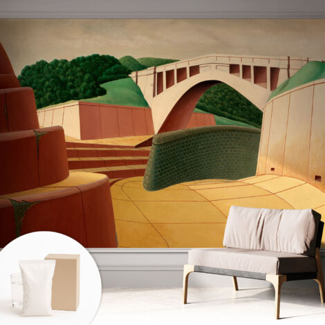 Carta Da Parati - Mural - Con Sala Da Pranzo - Camera Da Letto - Cameretta - Con Colla Gratuita Paesaggio tranquillo 312x219 cm (1/5)