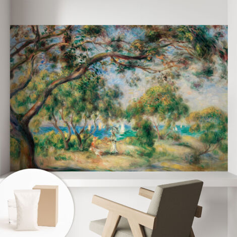 Carta Da Parati - Murale Alla Moda Decorazione - Camera Da Letto - Con Colla Gratuita Paesaggio costiero 104x70 cm (1/5)