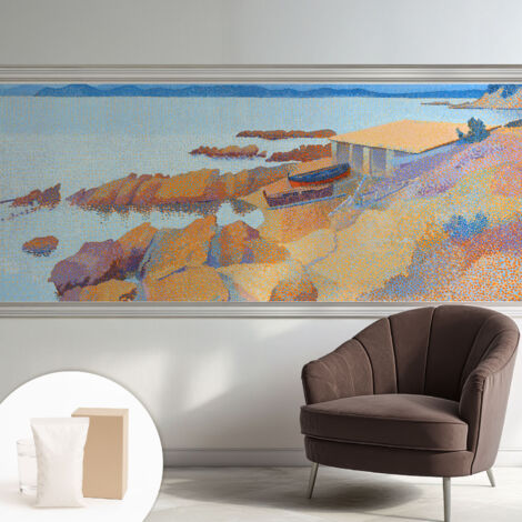 Carta Da Parati Con Design Moderno - Per Rinnovamento Rapido - Non-Woven - Per Interni Moderni Vista sul mare 250x104 cm (1/5)