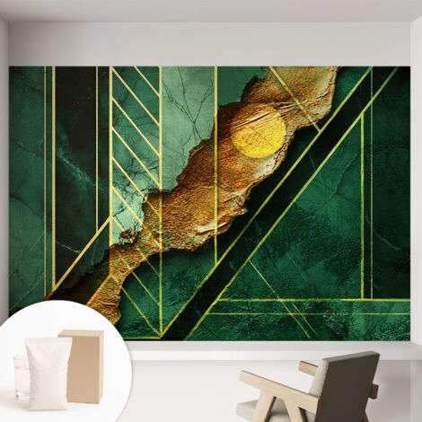 Carta Da Parati - Murale Alla Moda Decorazione - Camera Da Letto - Con Colla Gratuita tensione geometrica 152x104 cm (1/5)