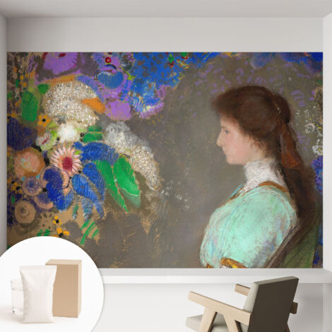 Carta Da Parati Facile Da Installare - Vlies Per Arredamento Interno - Per Pareti - Stile Moderno - Con Colla Gratuita Scena romantica 152x104 cm (1/5)