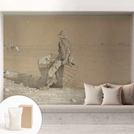 Carta Da Parati Non Tessuto - Di Alta Qualità Per Il Soggiorno La Cucina - Tendenze Moderne - Vlies Ecologico Scena nostalgica 208x146 cm