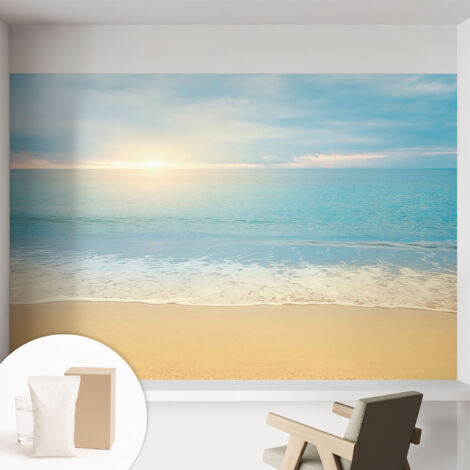 Carta Da Parati con design moderno - con motivi moderni - Fotomurali in TNT Soggiorno Camera De Letto Sala Ufficio Alba 152x104 cm (1/5)