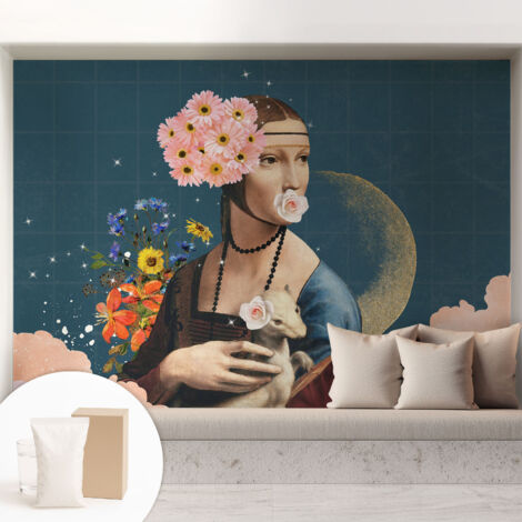 Carta Da Parati Non Tessuto - Di Alta Qualità Per Il Soggiorno La Cucina - Tendenze Moderne - Vlies Ecologico Eleganza floreale 208x146 cm (1/5)