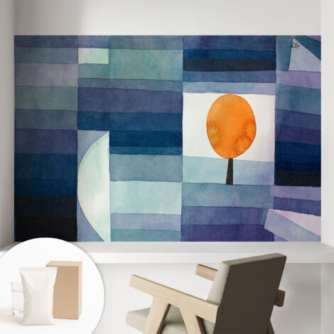 Carta Da Parati Non Tessuto - Decorazione Da Muro - Traspirante - Con Motivo - Per Camera Da Letto Cucina Albero astratto 104x70 cm (1/5)