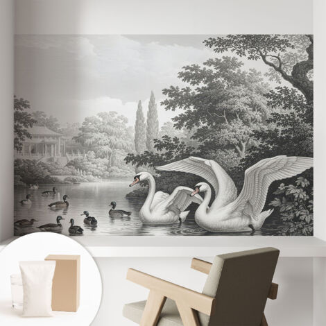 Carta Da Parati In Vlies Decorativa Per Pareti - Con Motivi Moderni - Con Colori Intensi - Per Ufficio L'eleganza della natura 104x70 cm (1/5)