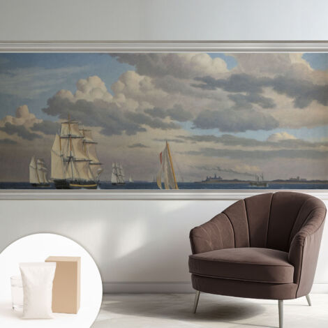 Carta Da Parati In Vlies Decorativa Per Pareti - Con Motivi Moderni - Con Colori Intensi - Per Ufficio Avventura in mare 250x104 cm (1/5)