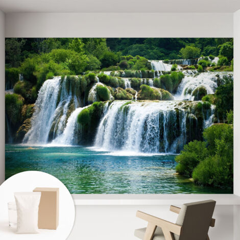 Carta Da Parati Con Design Moderno - Per Rinnovamento Rapido - Non-Woven - Per Interni Moderni Armonia naturale 152x104 cm (1/5)