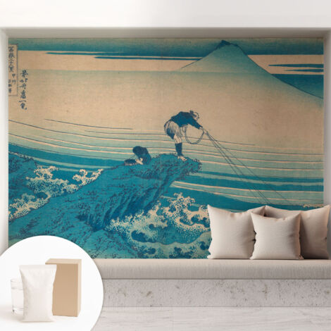 Carta Da Parati In Vlies Decorativa Per Pareti - Con Motivi Moderni - Con Colori Intensi - Per Ufficio Scena marina 208x146 cm (1/5)