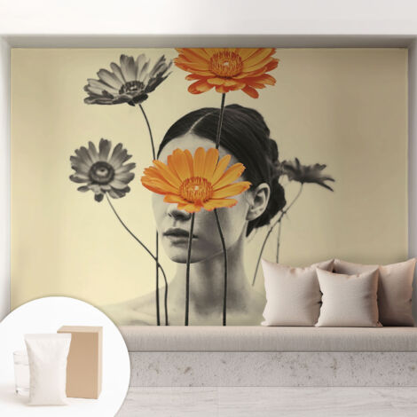 Carta Da Parati - Mural - Con Sala Da Pranzo - Camera Da Letto - Cameretta - Con Colla Gratuita visione surrealista 208x146 cm (1/5)