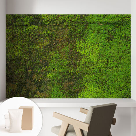 Carta Da Parati Facile Da Installare - Vlies Per Arredamento Interno - Per Pareti - Stile Moderno - Con Colla Gratuita Tappeto verde 104x70 cm (1/5)