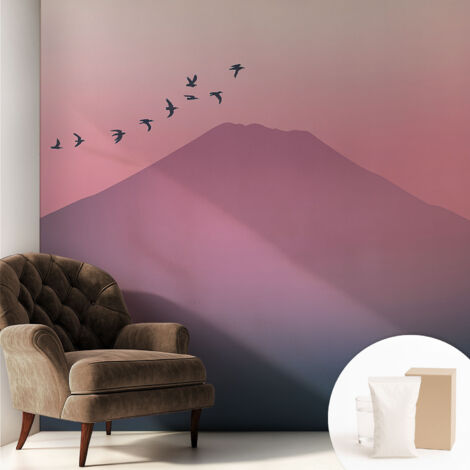 Carta Da Parati - Fotomurale In Vlies - per Decorazione pareti - Per La Cucina Camera Da Letto Per La Soggiorno Montagna occidentale 250x250 cm (1/5)