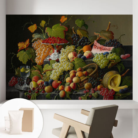 Carta Da Parati - Non Tessuto - Con Colla Inclusa - Per Interni - Ecologica - Con Ingresso - Soggiorno Composizione del frutto 104x70 cm (1/5)