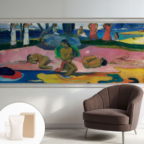 Carta Da Parati Non Tessuto - Decorazione Da Muro - Traspirante - Con Motivo - Per Camera Da Letto Cucina Fuga tropicale 250x104 cm (1/5)