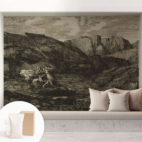 Carta Da Parati Non Tessuto - Di Alta Qualità Per Il Soggiorno La Cucina - Tendenze Moderne - Vlies Ecologico Viaggio in montagna 208x146 cm (1/5)