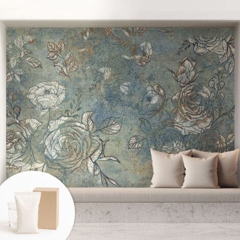 Carta Da Parati - Fotomurale In Vlies - per Decorazione pareti - Per La Cucina Camera Da Letto Per La Soggiorno Rose romantiche 208x146 cm (1/5)