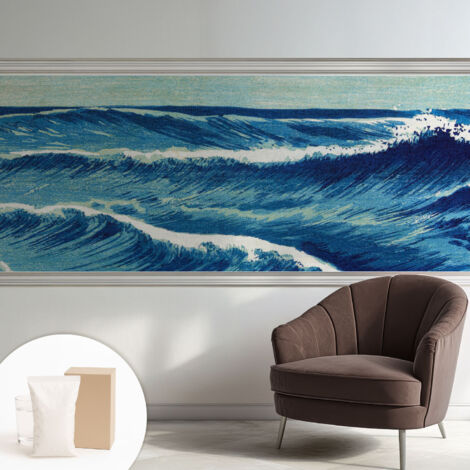 Carta Da Parati con design moderno - con motivi moderni - Fotomurali in TNT Soggiorno Camera De Letto Sala Ufficio Onde del mare 250x104 cm (1/5)
