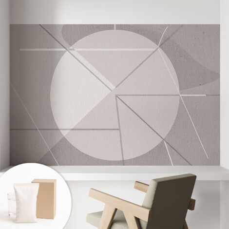 Carta Da Parati - Murale Alla Moda Decorazione - Camera Da Letto - Con Colla Gratuita Geometria astratta 104x70 cm (1/5)