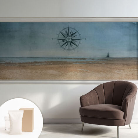 Carta Da Parati - Murale Alla Moda Decorazione - Camera Da Letto - Con Colla Gratuita Avventure nautiche 250x104 cm (1/5)