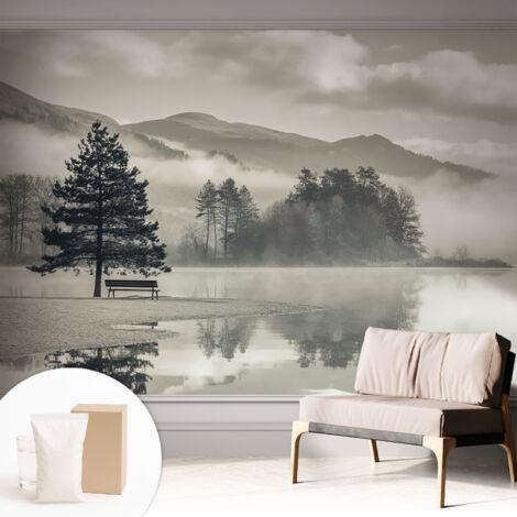 Carta Da Parati Non Tessuto - Con Colla Inclusa per Camera da Letto - Facile da Applica - Motivo decorativo Paesaggio romantico 312x219 cm (1/5)
