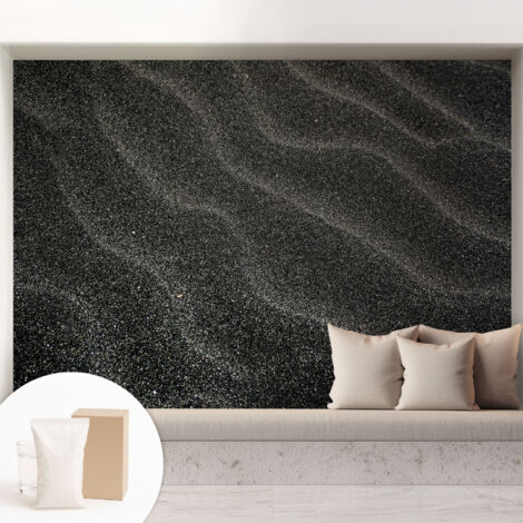 Carta Da Parati - Murale Alla Moda Decorazione - Camera Da Letto - Con Colla Gratuita Onde di sabbia 208x146 cm (1/5)